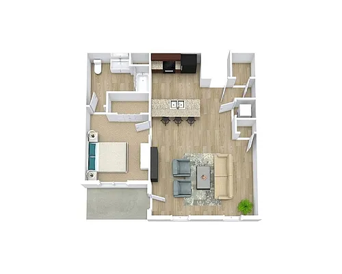 Floor plan The Spot (A2)