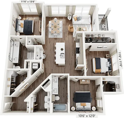 Floor plan C1
