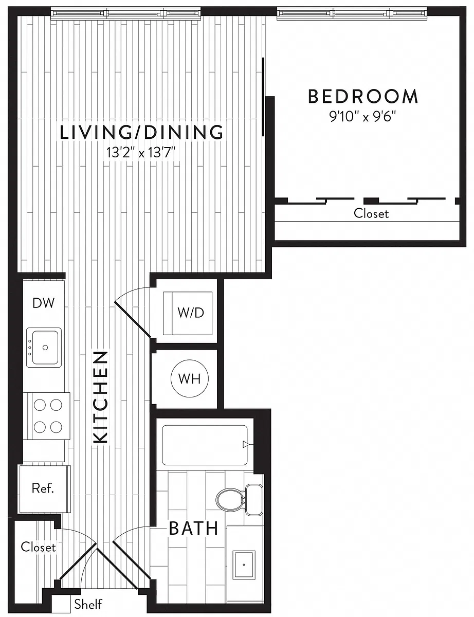 Floor plan S1 - Studio