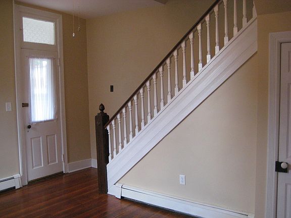 Entry, stairs and living room