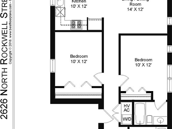 3rd image of 2626 N Rockwell St