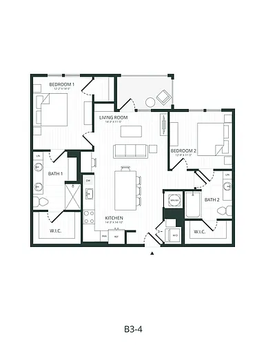 Floor plan B34