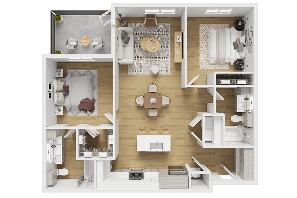 Floor plan B7 120
