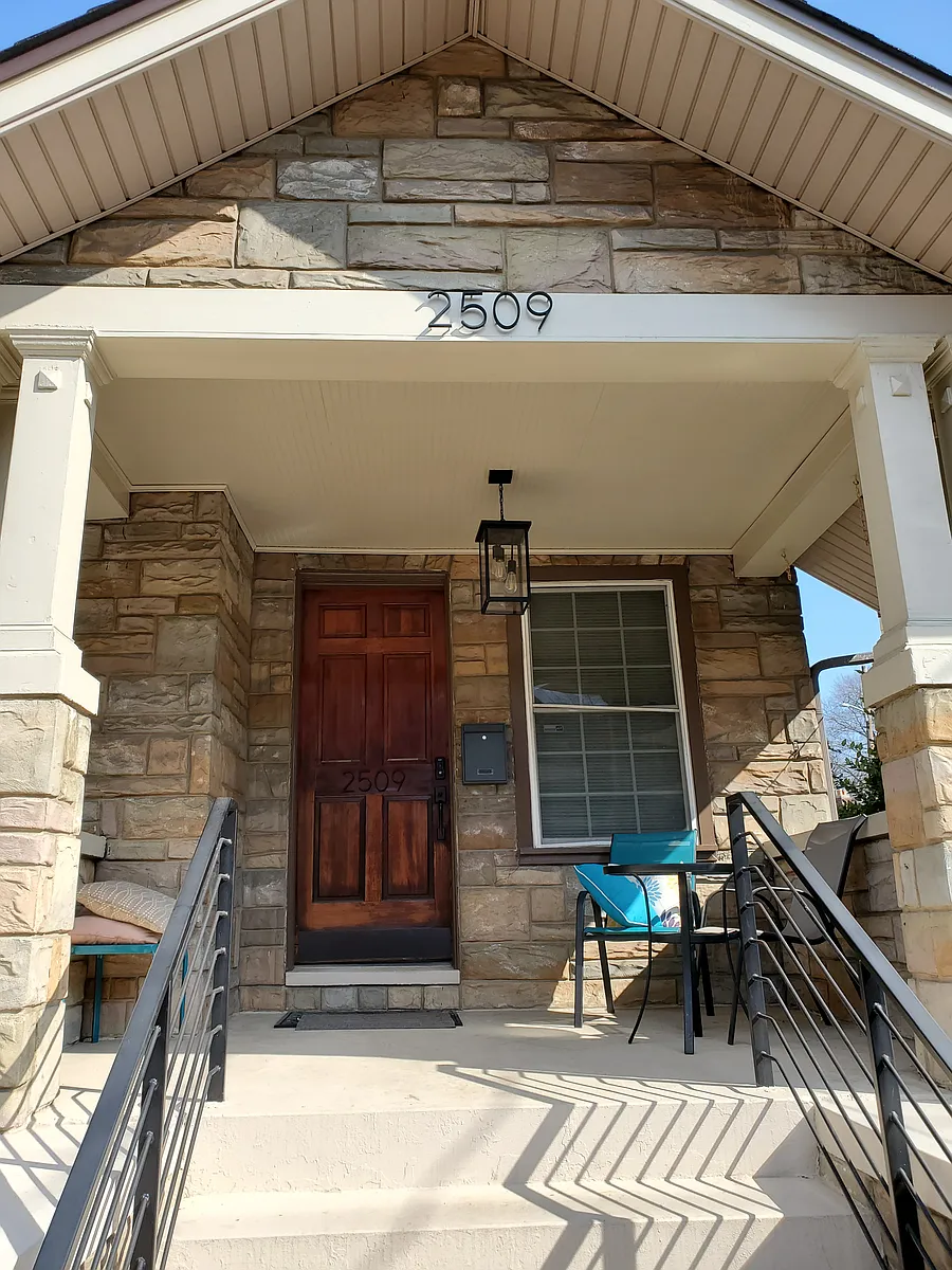 Front of house. Porch for relazing and chatting. - 2509 10th St NE