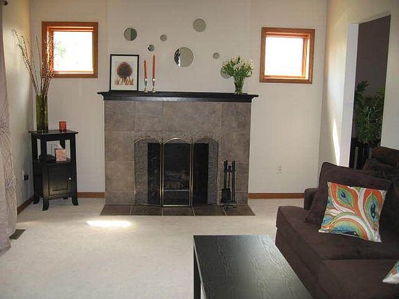 Living Room with Fireplace