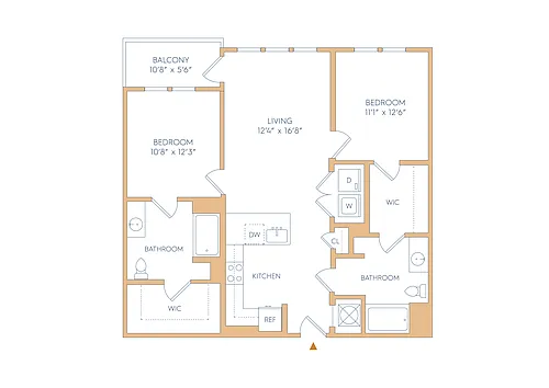 Floor plan B1A