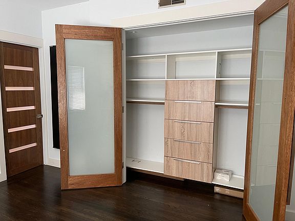 Custom designed closets