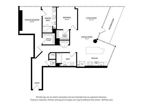 Floor plan TOWER B3