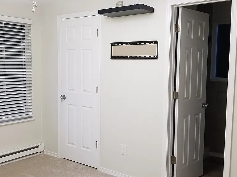 Main bedroom, has T V mount already installed!