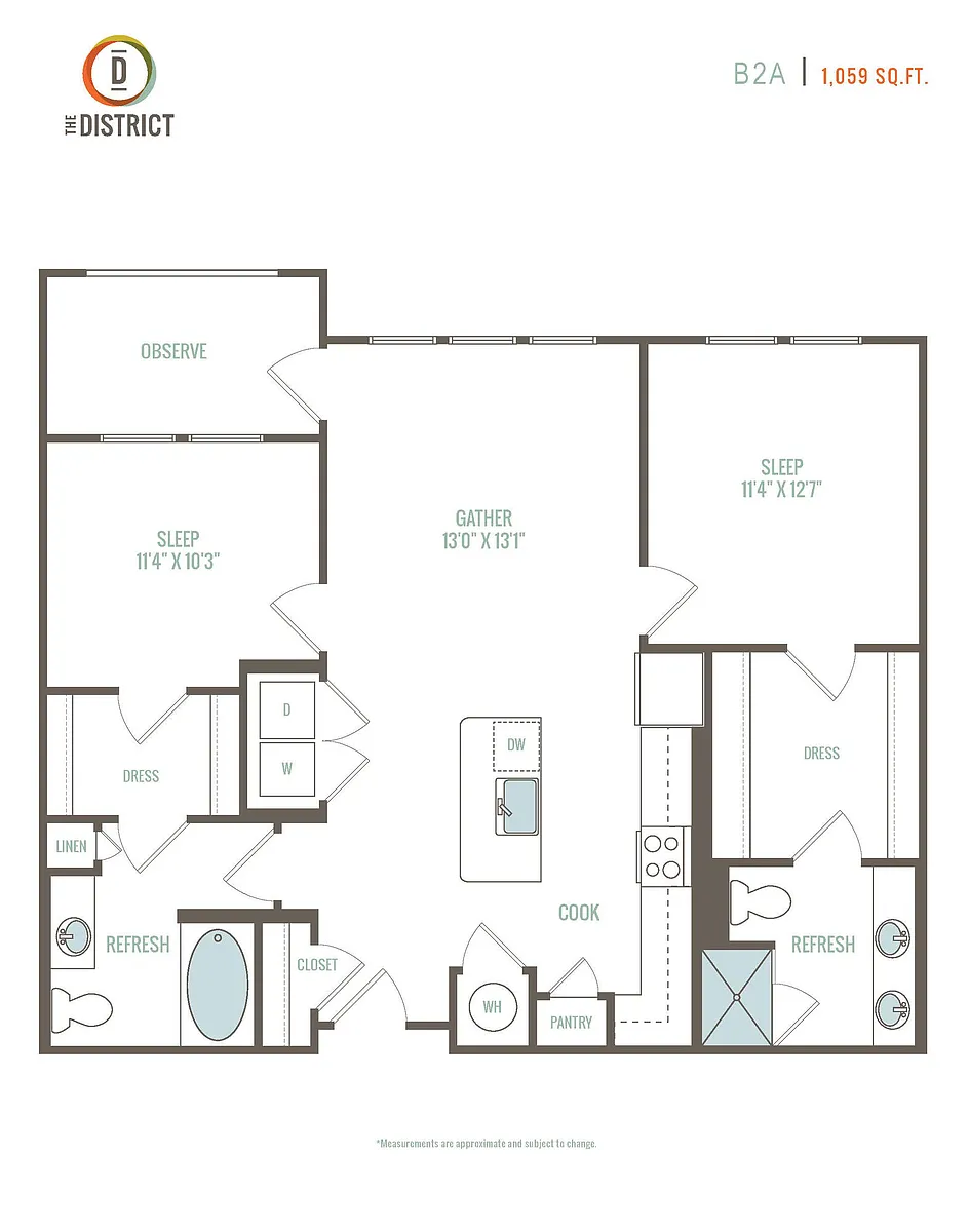 Floor plan B2A