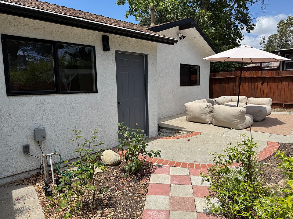 Front entry and patio