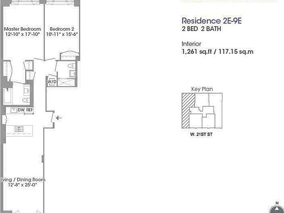 2nd image of 151 W 21st St APT 2E