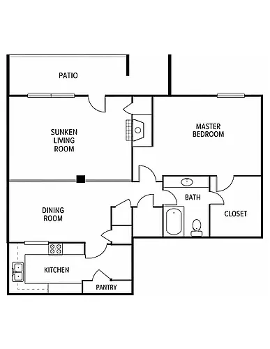 Floor plan Nebo