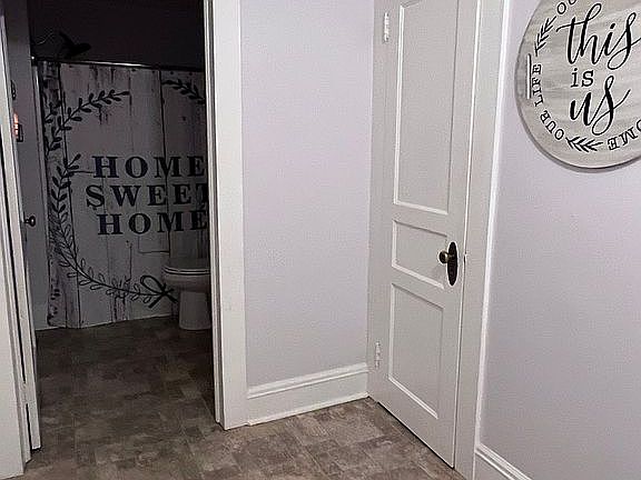 Hallway with Storage Closet