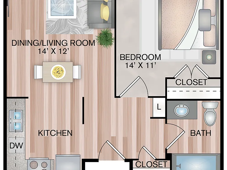 564 Sq. Ft. 564 Sq. Ft.