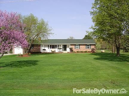 Front lawn in the spring