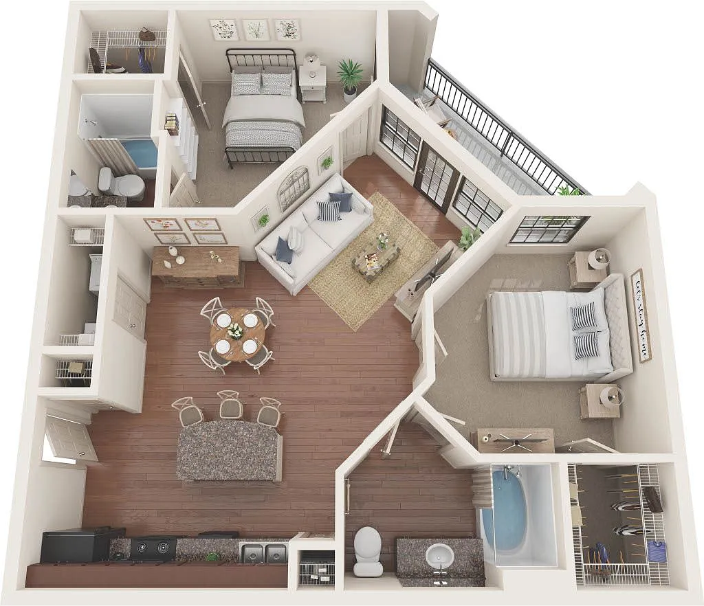 Floor plan 2C