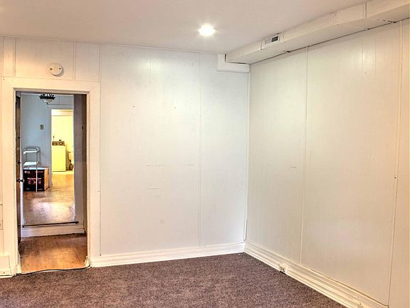 Bedroom - new floors, ceilings, recessed lights