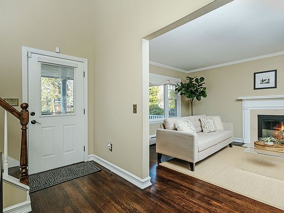 Foyer and Living Room