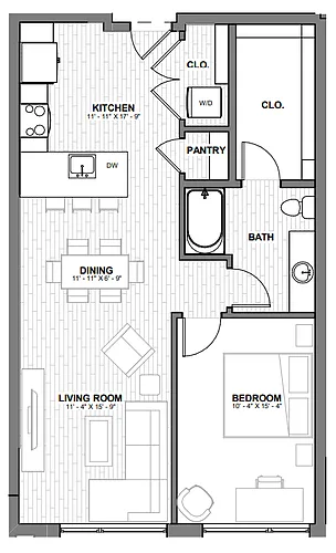 Floor plan Evans - D