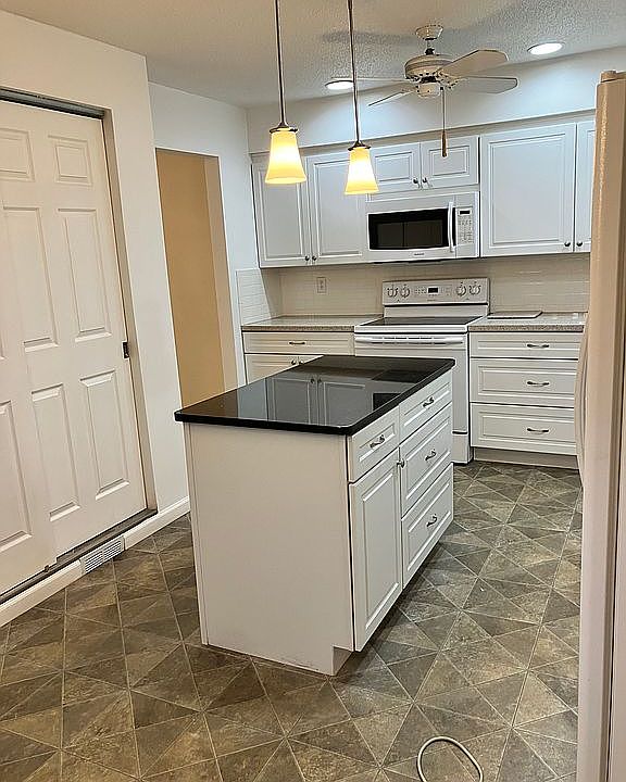 Updated pantry, ceiling fan