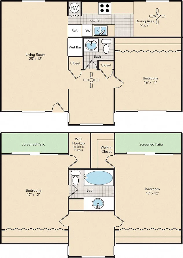 Floor plan The Poinciana