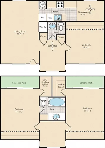 Floor plan The Poinciana
