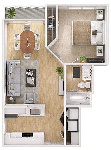 Floor plan A1I-L