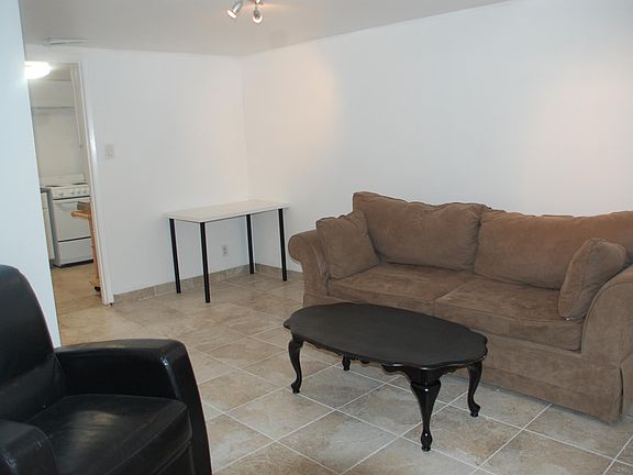 living room also has a closet