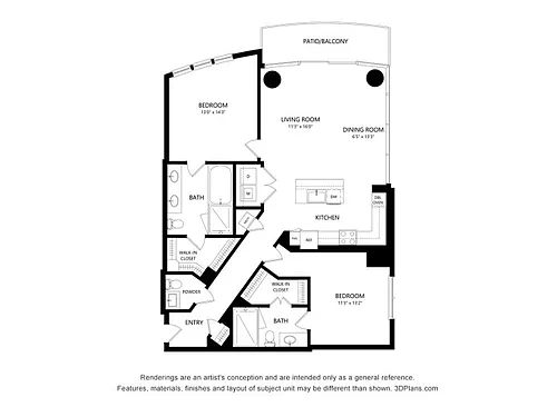 Floor plan B1