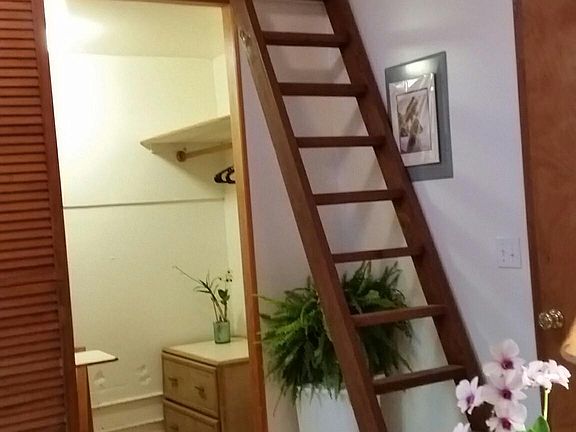 Loft bedroom/ closet/ storage