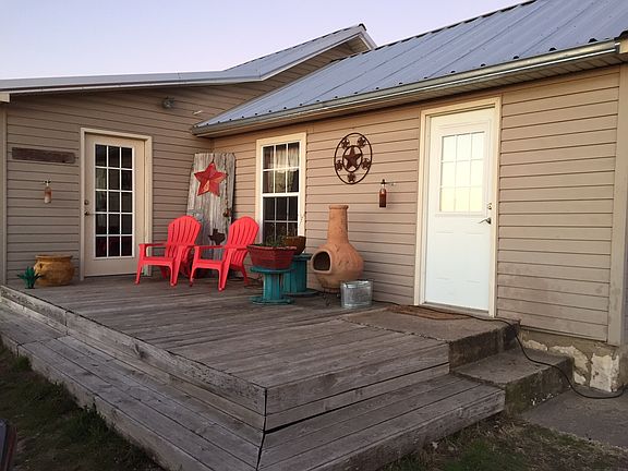 Deck on back of house
