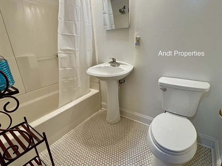 Bathroom off primary bedroom