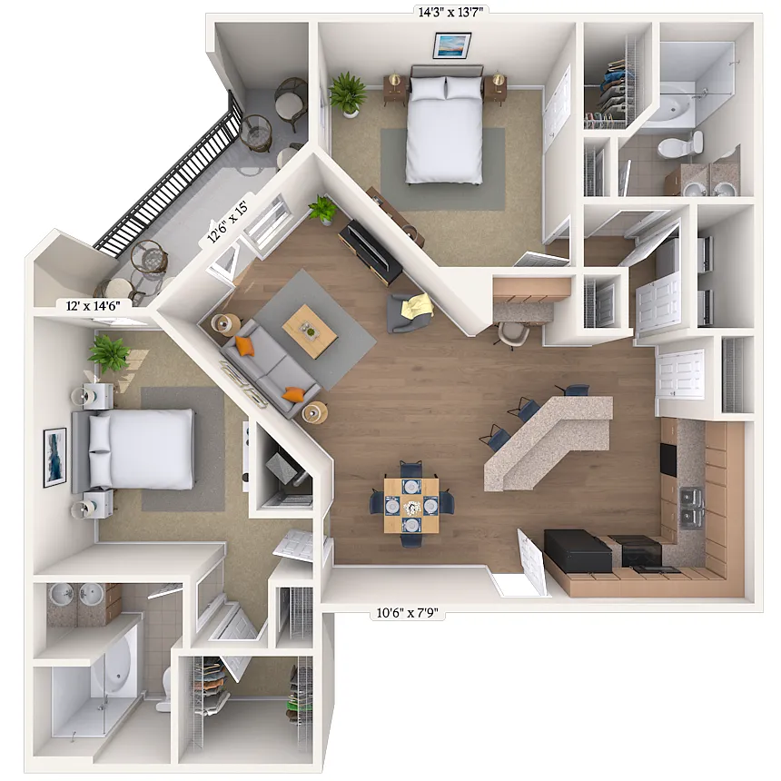 Floor plan 22C