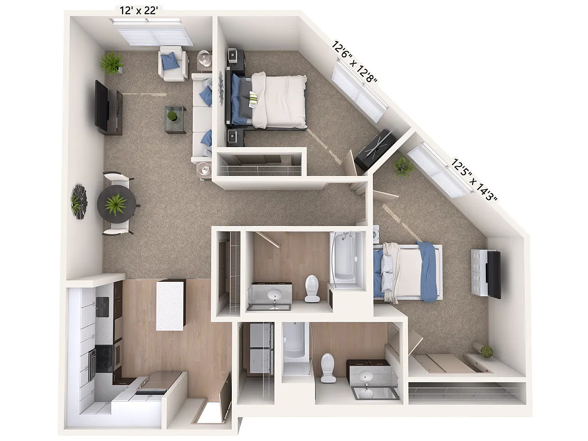 Floor plan B9-Two