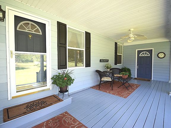Peaceful front porch