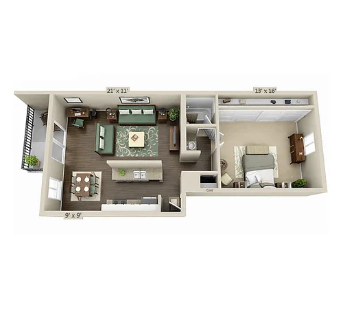 Floor plan A1F