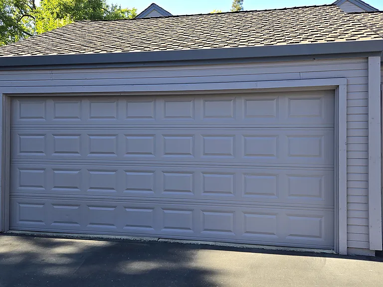 Private detached two-car garage offers plenty of space for parking, storage, bikes, and outdoor gear.