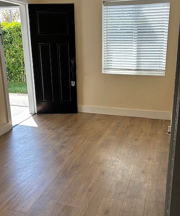 Entrance and living room