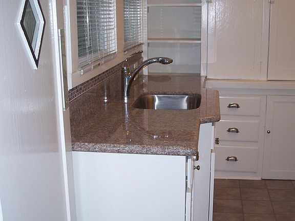 Side view of kitchen
