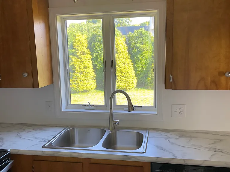 New sink and faucet.
