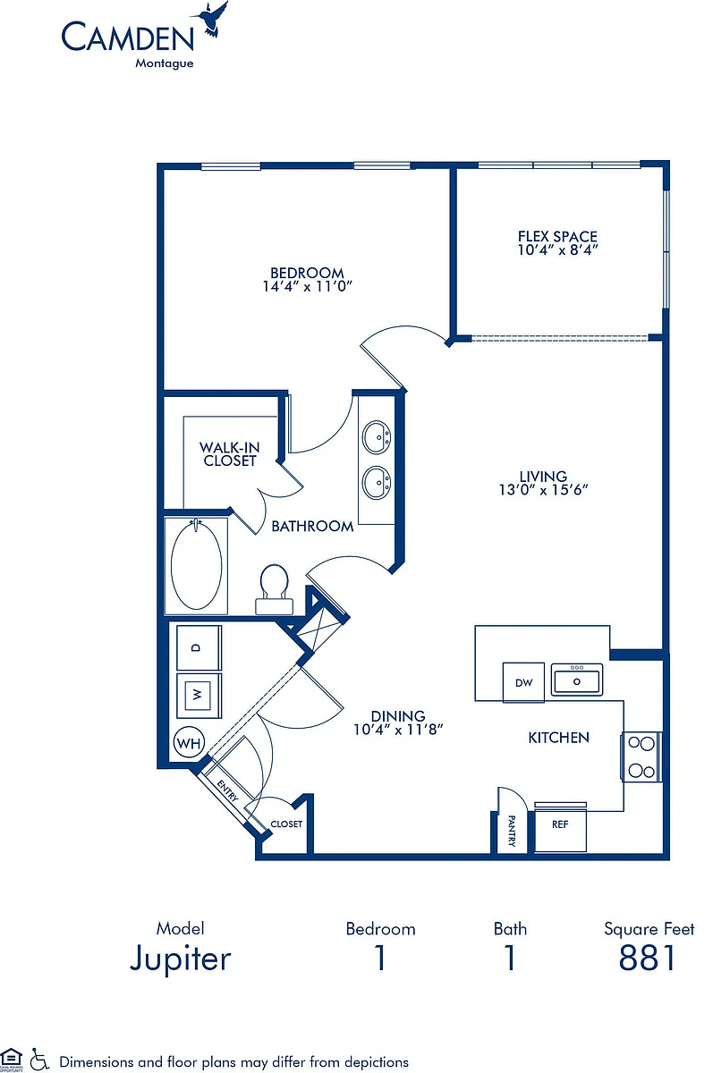 Floor plan Jupiter