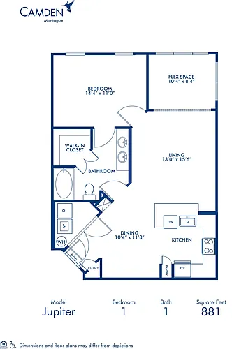 Floor plan Jupiter