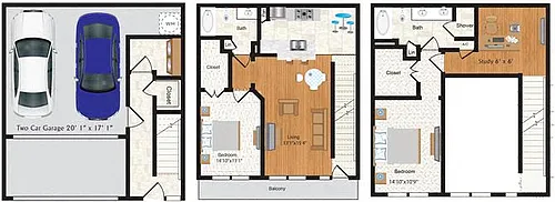 Floor plan 2D Renovation 2