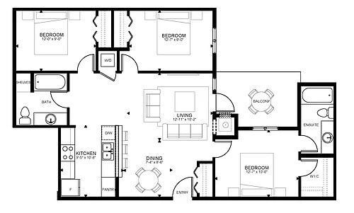 Floor plan 317
