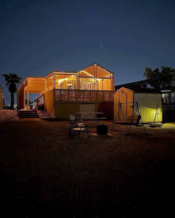 Evening View from Back Yard