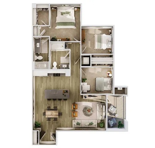 Floor plan 3A