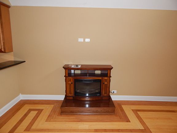 Cozy gas fireplace