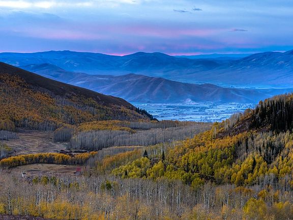 Daybreak over the Aspens in the Heber Valley.