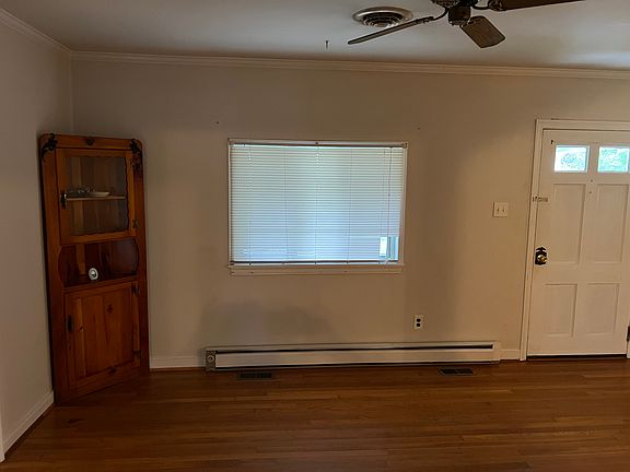 Living room with hardwood floors.